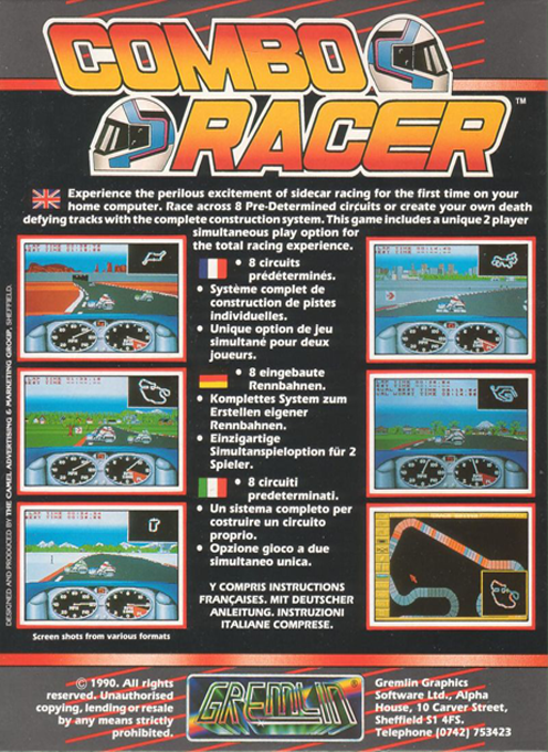 Combo Racer — box-2D-back (EU)