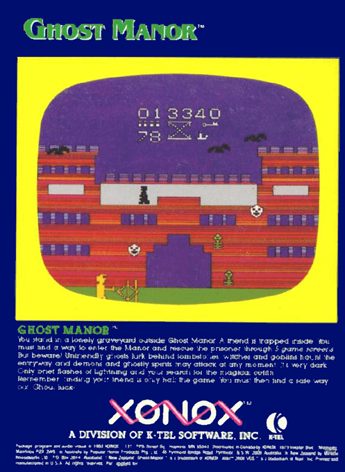 Ghost Manor — box-2D-back (US)