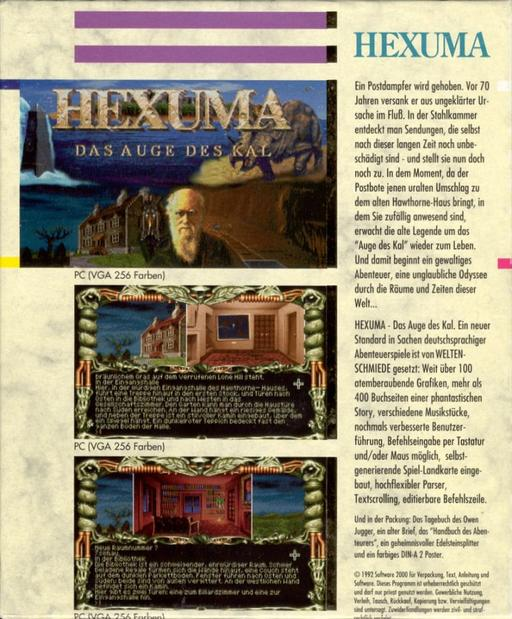 Hexuma - Das Auge des Kal — box-2D-back (WOR)