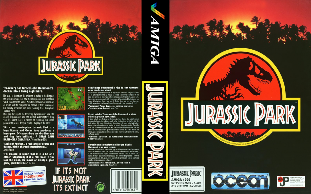 Jurassic Park — box-texture (WOR)