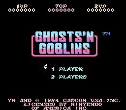 Ghosts'n Goblins — sstitle (WOR)