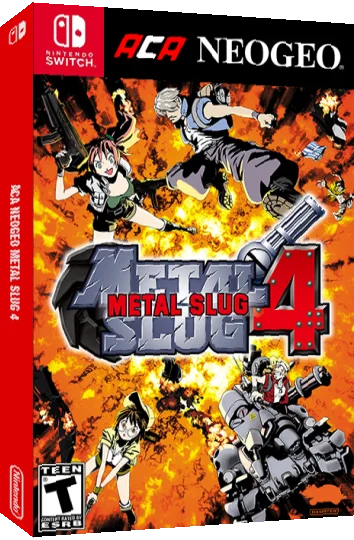 Aca Neogeo Metal Slug 4 — box-3D (CUS)