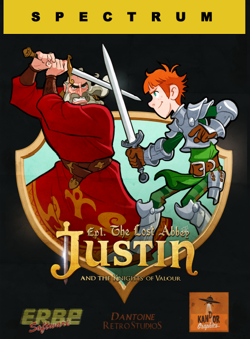 Justin and The Lost Abbey box art