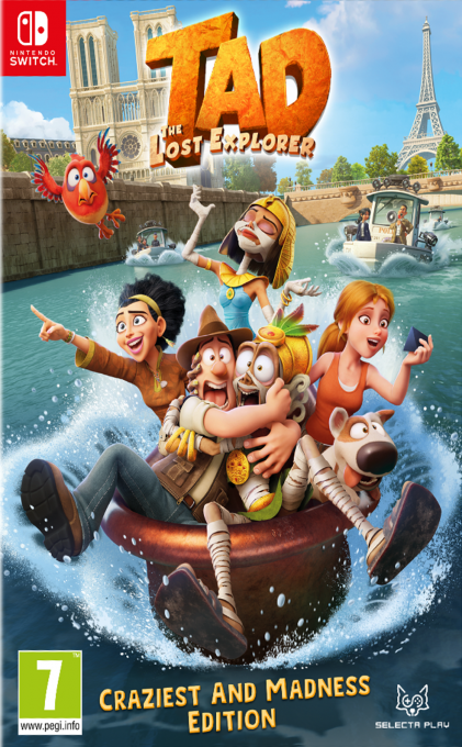 Tad the Lost Explorer box art