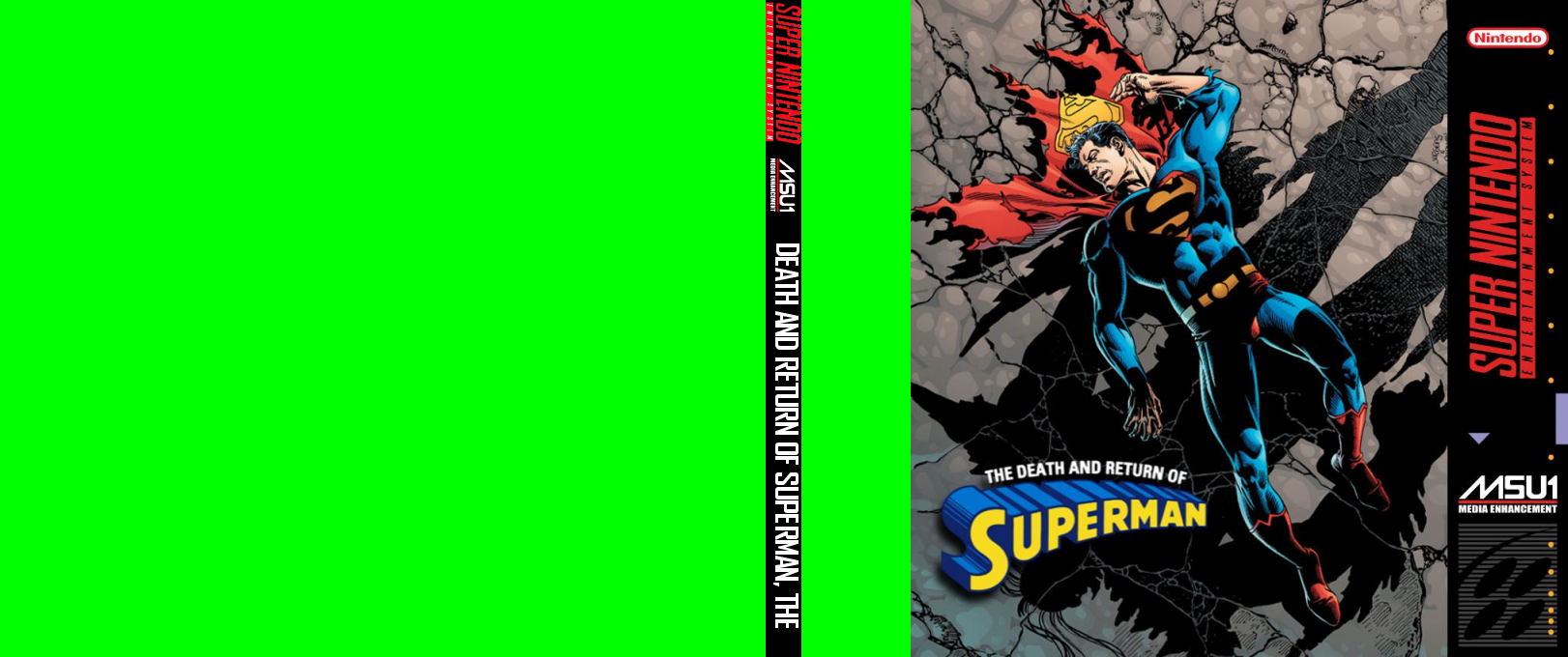 The Death and Return of Superman — box-texture (US)