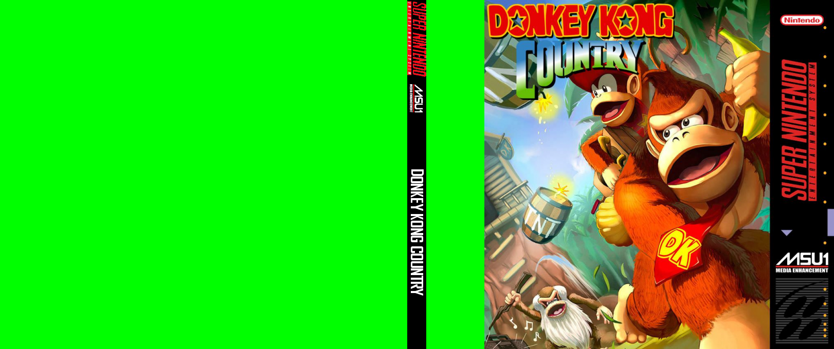 Donkey Kong Country — box-texture (US)