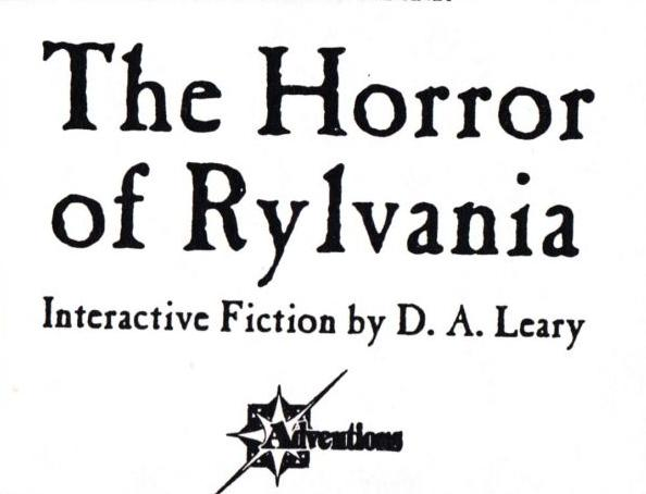Horror Of Rylvania, The — support-texture (US)