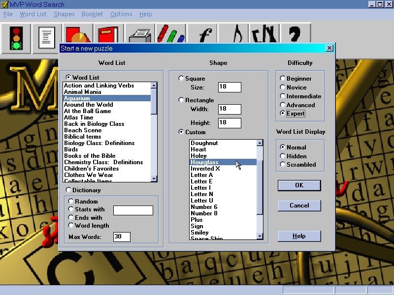 MVP Word Search for Windows — ss (WOR)