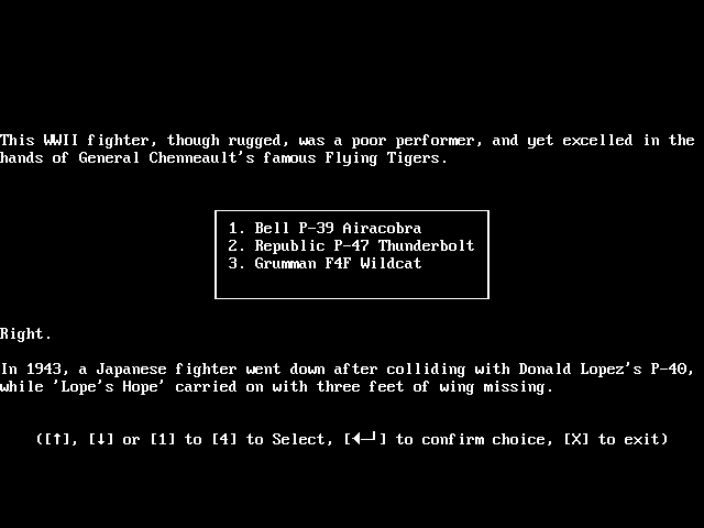 The Aeronautics Quiz MK 2 — ss (WOR)