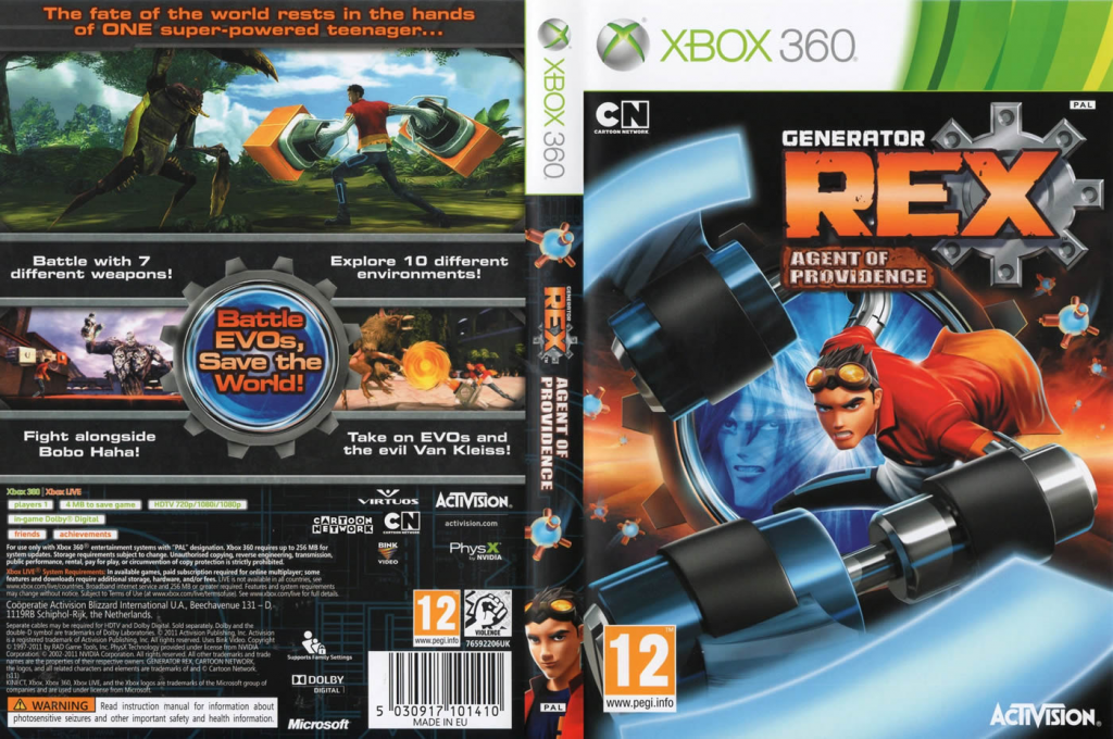 Generator Rex - Agent of Providence — box-texture (EU)