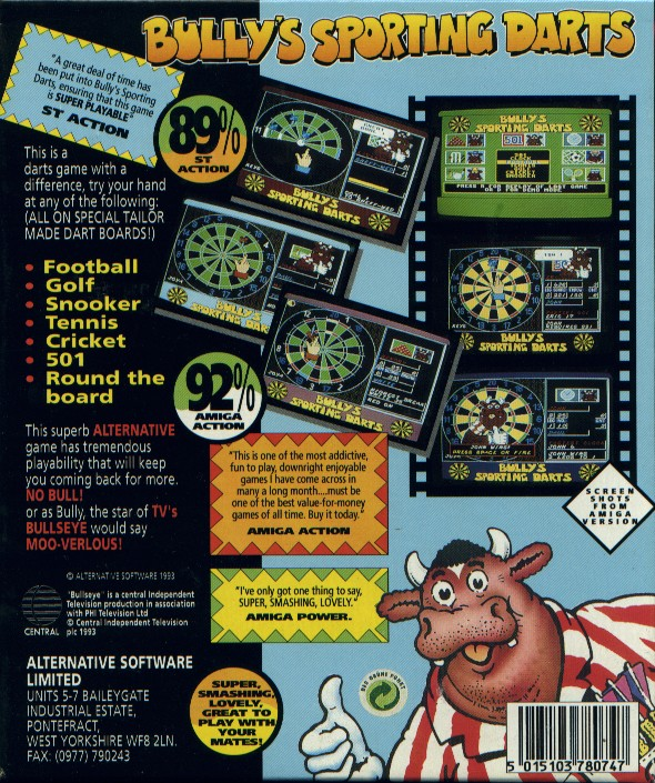 Bully's Sporting Darts — box-2D-back (EU)