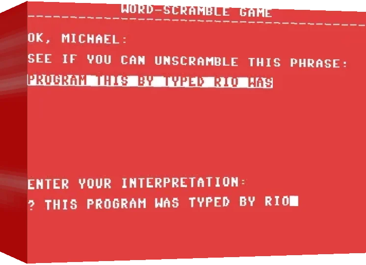 Word-Scramble Game — box-3D (WOR)