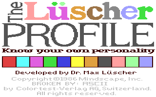 The Lüscher Profile — sstitle (WOR)