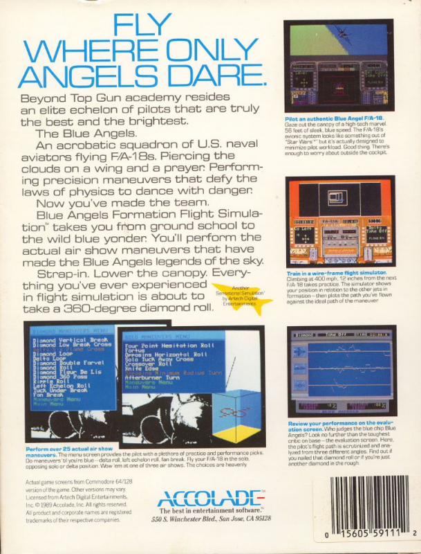 Blue Angels - Formation Flight Simulation — box-2D-back (US)