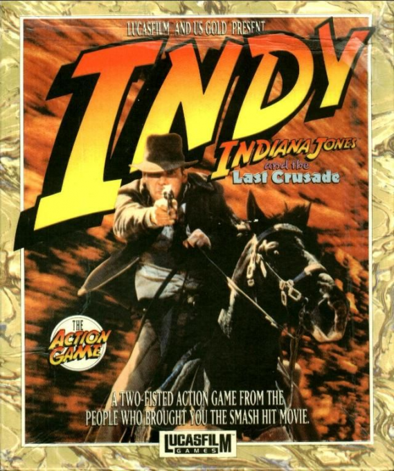 Indiana Jones And The Last Crusade - The Action Game — box-2D (EU)