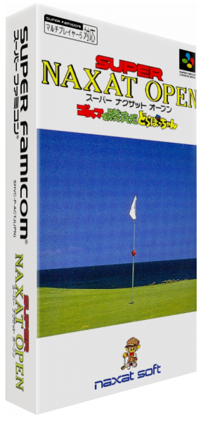Super Naxat Open - Golf De Shoubu Da Dorabocchan — box-3D (JP)