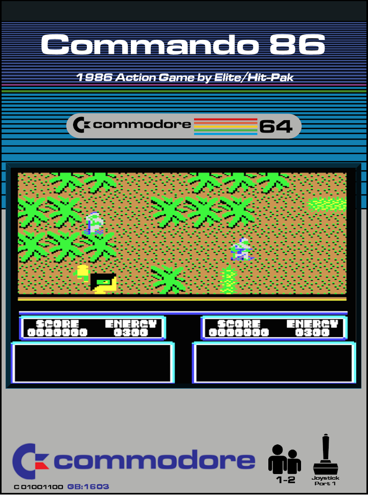 Commando 86 box art