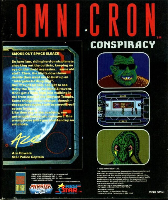 Omnicron Conspiracy — box-2D-back (EU)