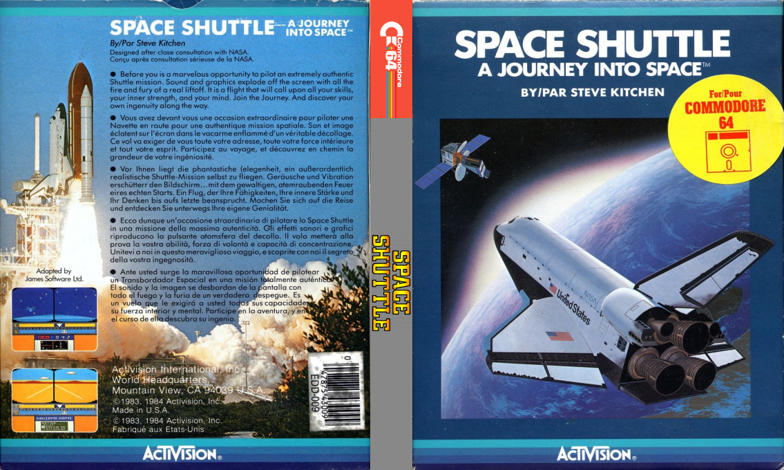 Space Shuttle - A Journey Into Space — box-texture (EU)