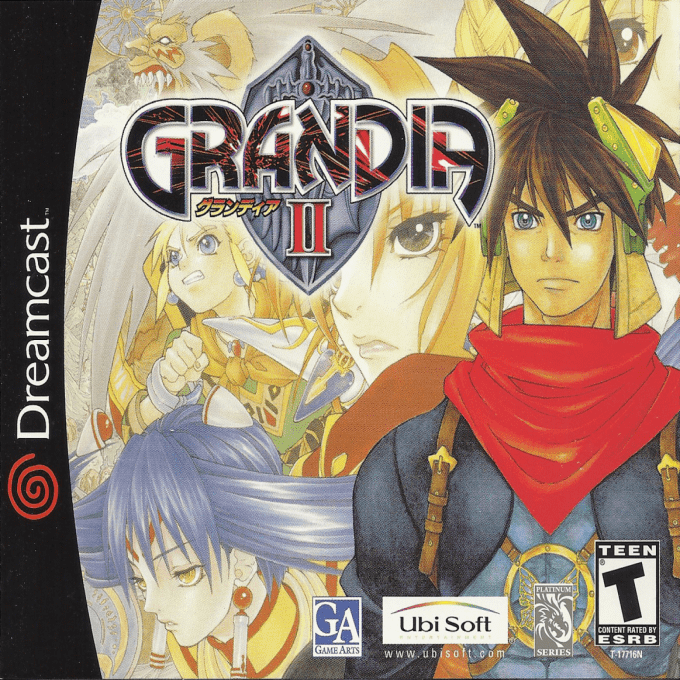Grandia 2 box art