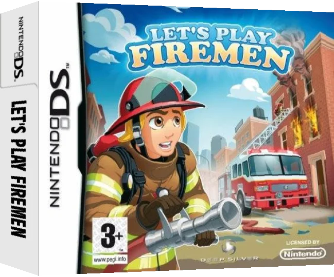Let's Play Firemen — box-3D (EU)