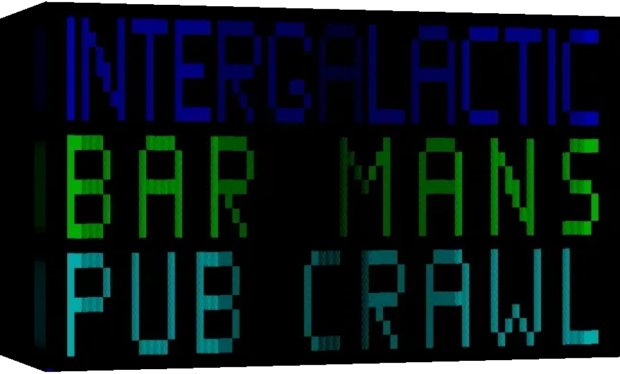 Intergalactic Bar Mans Pub Crawl — box-3D (WOR)