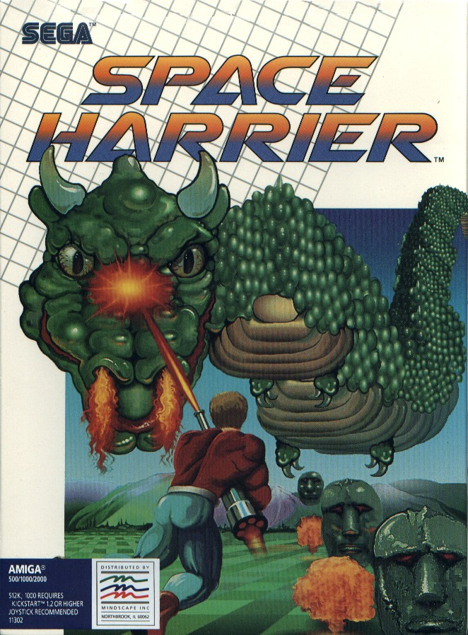 Space Harrier box art
