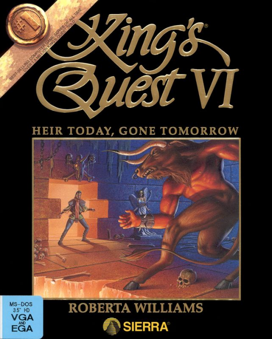 King's Quest 6 - Heir Today Gone Tomorrow box art