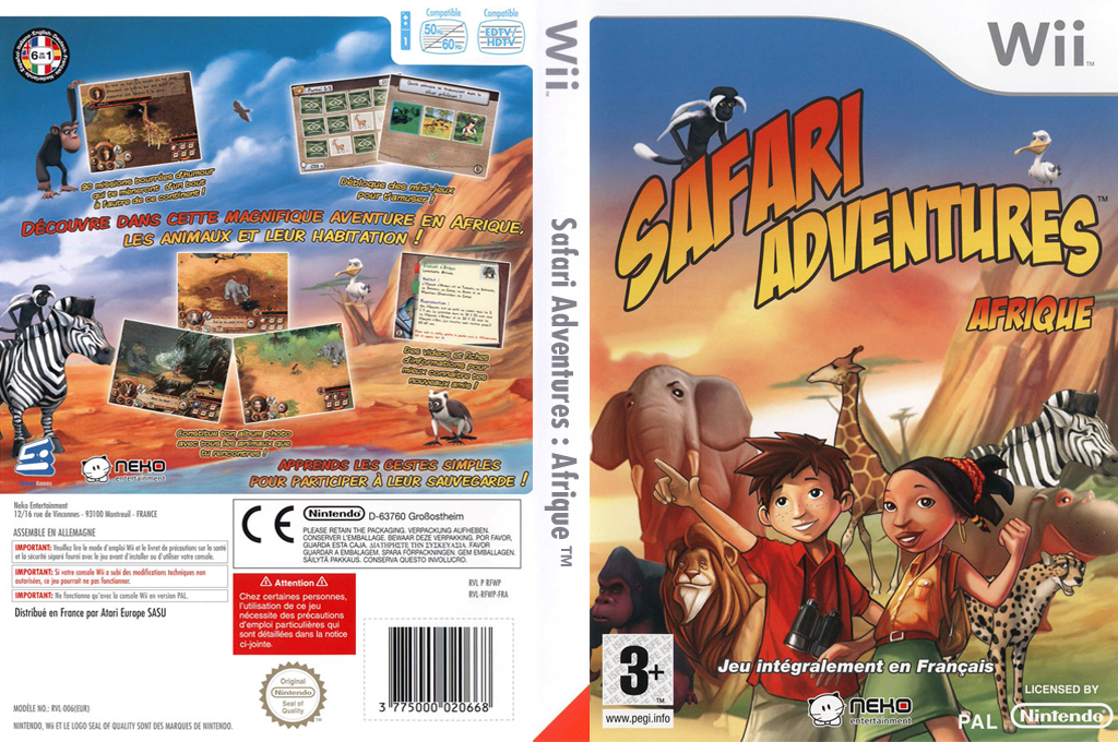 Safari Adventures Africa — box-texture (FR)