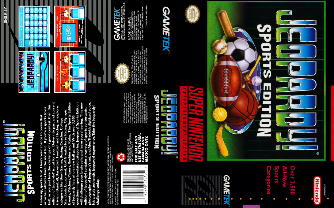 Jeopardy! Sports Edition — box-texture (US)