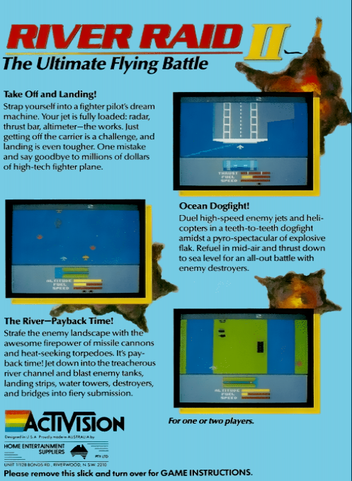 River Raid 2 — box-2D-back (US)