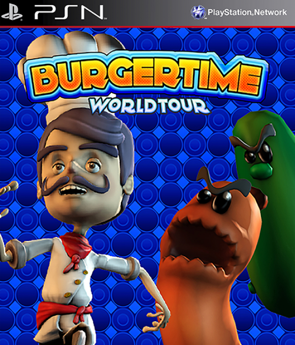 BurgerTime World Tour box art