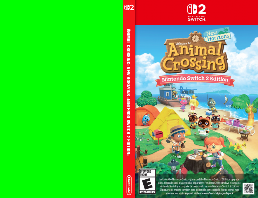 Animal Crossing - New Horizons -Nintendo Switch 2 Edition- — box-texture (US)
