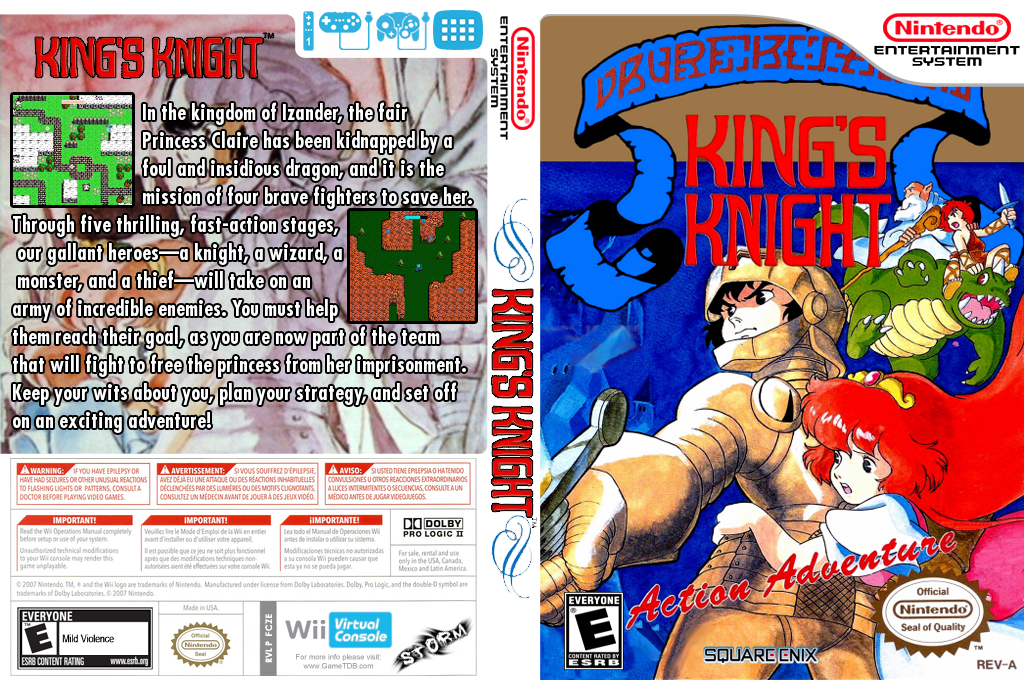 King's Knight — box-texture (US)