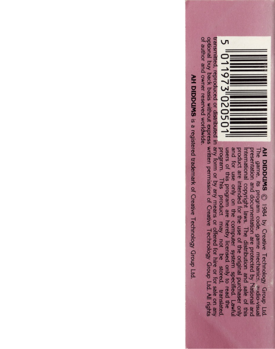 Ah Diddums — box-2D-back (EU)