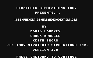 Rebel Charge At Chickamauga — sstitle (US)