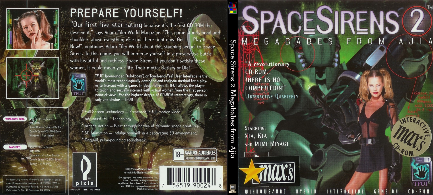 Space Sirens 2: Megababes from Ajia — box-texture (CUS)
