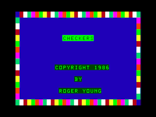Checkers — sstitle (WOR)