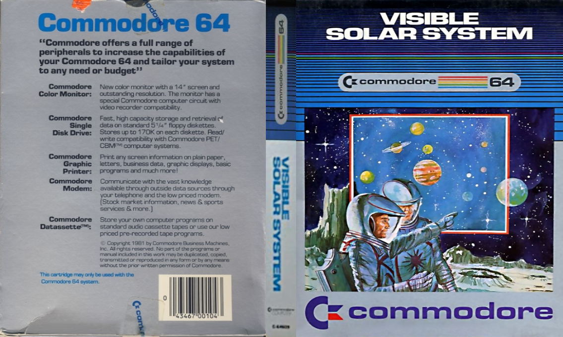 The Visible Solar System — box-texture (US)