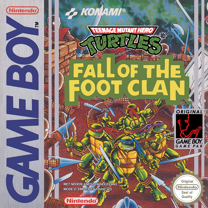 Teenage Mutant Ninja Turtles - Fall Of The Foot Clan — box-2D (FR)