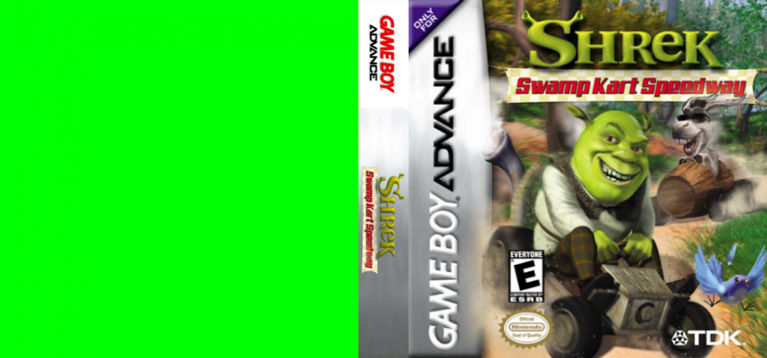 Shrek - Swamp Kart Speedway — box-texture (US)