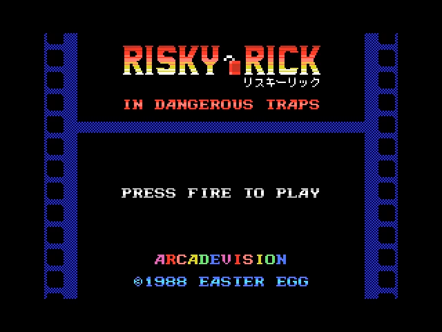 Risky Rick in Dangerous Traps — sstitle (WOR)