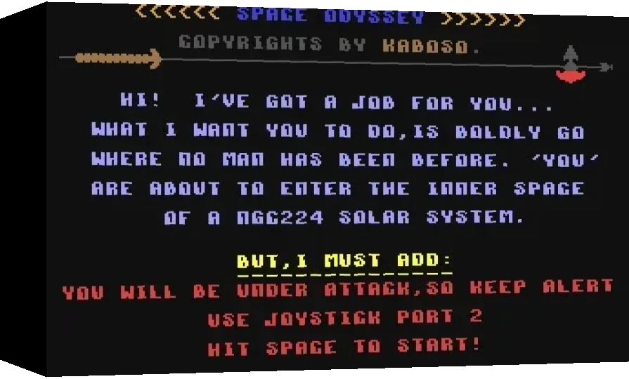 Space Odyssey — box-3D (WOR)
