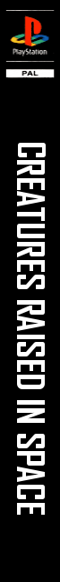 Creatures - Raised in Space — box-2D-side (EU)