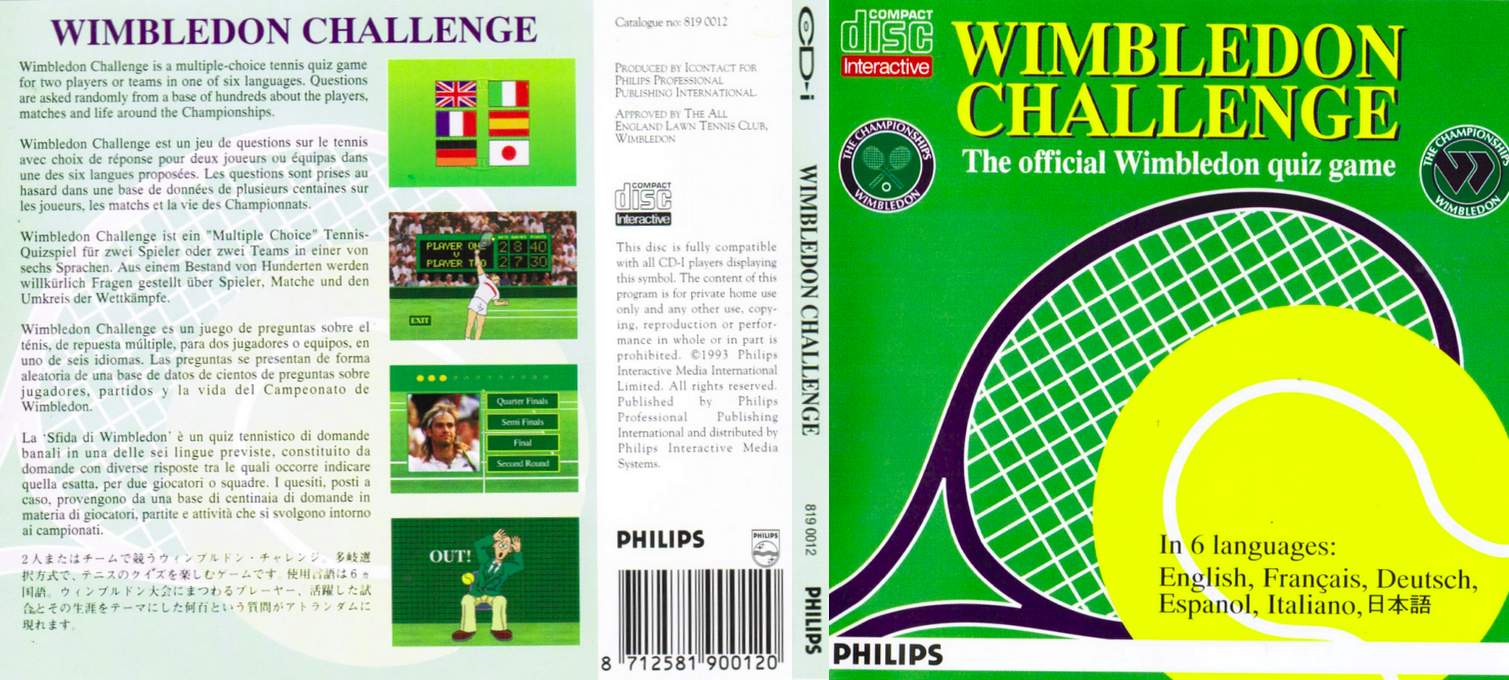 Wimbledon Challenge - The Official Wimbledon Quiz Game — box-texture (EU)