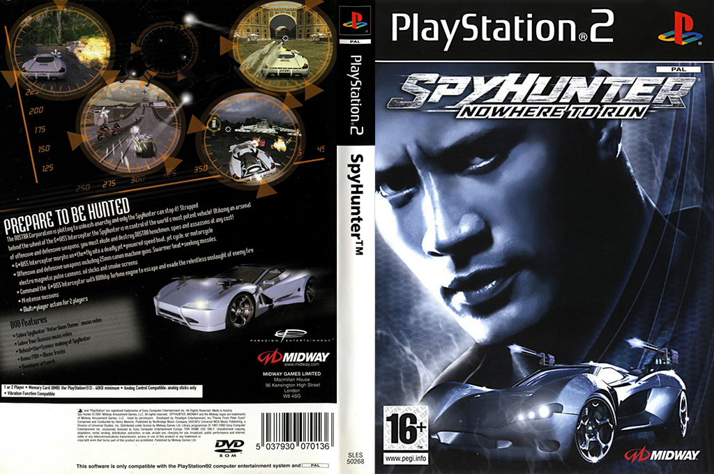 SpyHunter - Nowhere to Run — box-texture (EU)