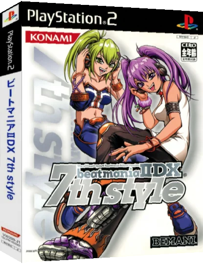 Beatmania II DX 7th Style — box-3D (JP)