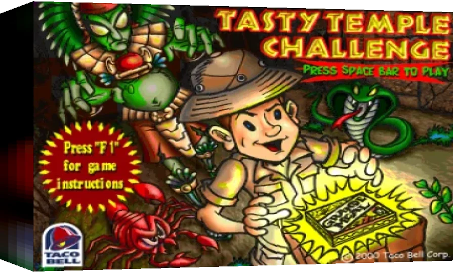 Taco Bell : Tasty Temple Challenge — box-3D (WOR)