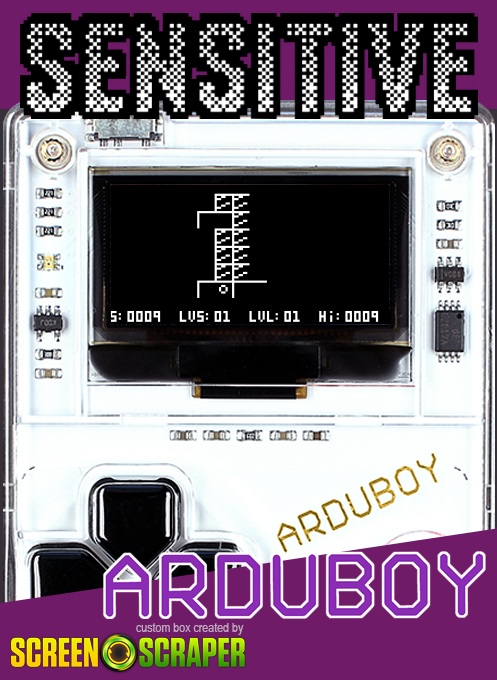 Sensitive box art