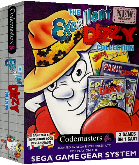 Excellent Dizzy Collection, The — box-3D (EU)